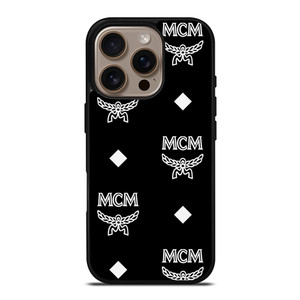 MCM WORLDWIDE LOGO BLACK iPhone 16 Pro Case Cover MCM WORLDWIDE LOGO BLACK iPhone 16 Pro Case Cover