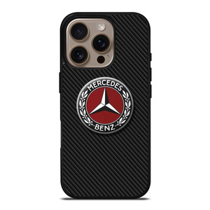 MERCEDES BENZ CLASSIC LOGO CARBON iPhone 16 Pro Case Cover MERCEDES BENZ CLASSIC LOGO CARBON iPhone 16 Pro Case Cover