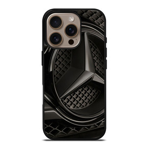 MERCEDES BENZ LOGO BLACK EMBLEM iPhone 16 Pro Case Cover
