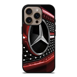 MERCEDES BENZ LOGO RED EMBLEM iPhone 16 Pro Case Cover