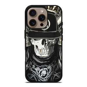 METAL MULISHA BLACK WHITE iPhone 16 Pro Case Cover METAL MULISHA BLACK WHITE iPhone 16 Pro Case Cover