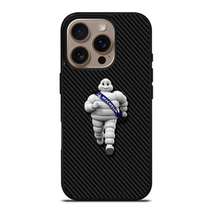 MICHELIN TIRE CARBON ICON iPhone 16 Pro Case Cover MICHELIN TIRE CARBON ICON iPhone 16 Pro Case Cover
