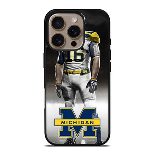 MICHIGAN WOLVERINES iPhone 16 Pro Case Cover MICHIGAN WOLVERINES iPhone 16 Pro Case Cover