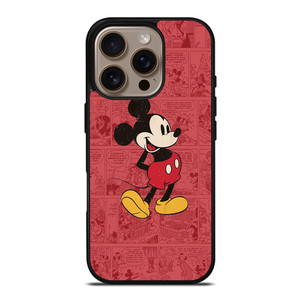 MICKEY MOUSE RETRO COMIC iPhone 16 Pro Case Cover MICKEY MOUSE RETRO COMIC iPhone 16 Pro Case Cover