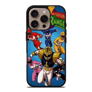 MIGHTY MORPHIN POWER RANGERS CARTOON iPhone 16 Pro Case Cover