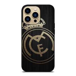 GOLD REAL MADRID LOGO iPhone 14 Pro Max Case Cover