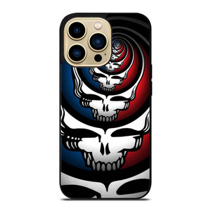 GRATEFUL DEAD SKULL LOGO ART iPhone 14 Pro Max Case Cover