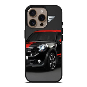 MINI COOPER CAR BLACK iPhone 16 Pro Case Cover