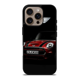MINI COOPER CAR RED iPhone 16 Pro Case Cover MINI COOPER CAR RED iPhone 16 Pro Case Cover
