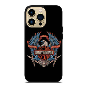 HARLEY DAVIDSON LEGENDARY MOTORCYCLES LOGO EAGLE iPhone 14 Pro Max Case Cover