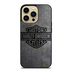 HARLEY DAVIDSON MOTORCYCLES COMPANY LOGO METAL iPhone 14 Pro Max Case Cover