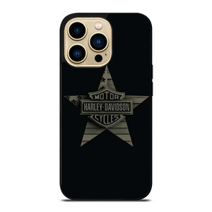HARLEY DAVIDSON MOTORCYCLES COMPANY LOGO STAR iPhone 14 Pro Max Case Cover