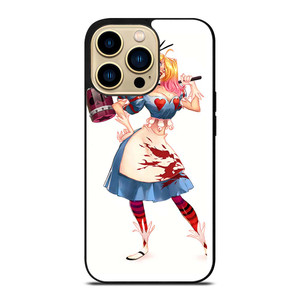 HARLEY QUINN ALICE IN WONDERLAND iPhone 14 Pro Max Case Cover