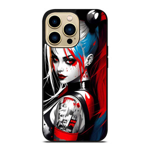 HARLEY QUINN DC ART iPhone 14 Pro Max Case Cover