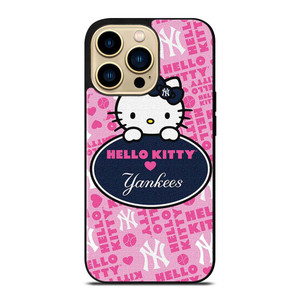 HELLO KITTY NEW YORK YANKEES iPhone 14 Pro Max Case Cover