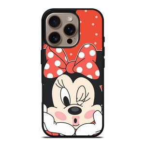 MINNIE MOUSE RED POLKADOT iPhone 16 Pro Case Cover MINNIE MOUSE RED POLKADOT iPhone 16 Pro Case Cover