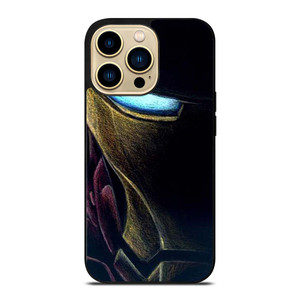 IRONE MAN AVENGERS FACE ART iPhone 14 Pro Max Case Cover