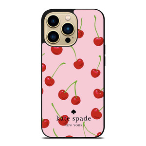KATE SPADE NEW YORK LOGO CHERRY ICON iPhone 14 Pro Max Case Cover