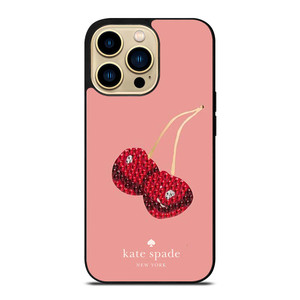 KATE SPADE NEW YORK LOGO CHERRY iPhone 14 Pro Max Case Cover