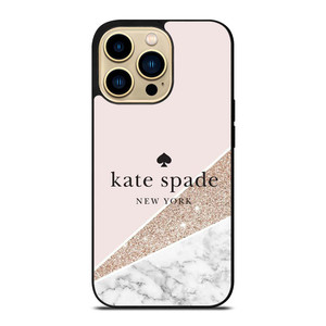 KATE SPADE NEW YORK LOGO SPARKLE MARBLE ICON iPhone 14 Pro Max Case Cover