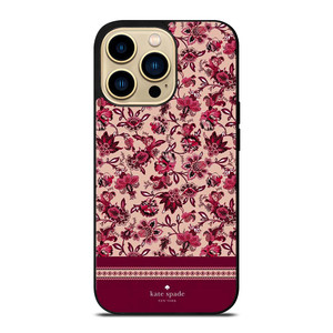 KATE SPADE NEW YORK RED FLORAL iPhone 14 Pro Max Case Cover