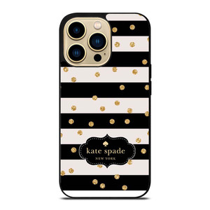 KATE SPADE NEW YORK STRIP POLKADOTS iPhone 14 Pro Max Case Cover