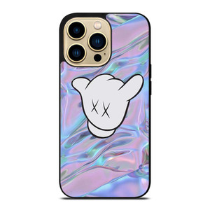 KAWS GLOVES COLORFUL iPhone 14 Pro Max Case Cover