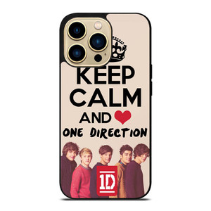 KEEP CALM AND LOVE ONE DIRECTION iPhone 14 Pro Max Case Cover
