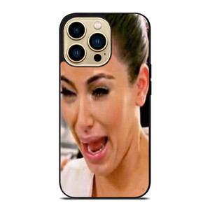 KIM KARDASHIAN UGLY CRYING FACE iPhone 14 Pro Max Case Cover