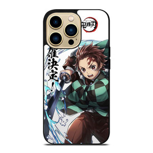 KIMETSU NO YAIBA DEMON SLAYER TANJIRO KAMADO FIRE WATER iPhone 14 Pro Max Case Cover