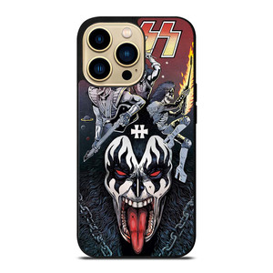 KISS BAND SKULL iPhone 14 Pro Max Case Cover