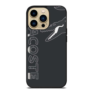 LACOSTE CROC LOGO GRAY ICON iPhone 14 Pro Max Case Cover