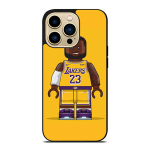 LEBRON JAMES LA LAKERS NBA LEGO BASKETBALL iPhone 14 Pro Max Case Cover