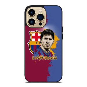 LIONEL MESSI BARCELONA ART iPhone 14 Pro Max Case Cover