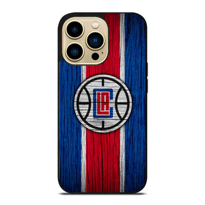 LOS ANGELES CLIPPERS WOOD LOGO iPhone 14 Pro Max Case Cover