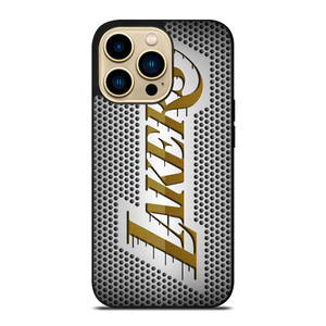 LOS ANGELES LAKERS METAL LOGO iPhone 14 Pro Max Case Cover