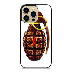 LOUIS VUITTON LV LOGO GOLDEN GRENADE iPhone 14 Pro Max Case Cover