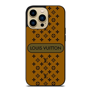 LOUIS VUITTON PATTERN LV LOGO ICON GOLD iPhone 14 Pro Max Case Cover
