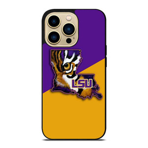 LSU TIGERS LOUISIANA STATE UNIVERSITY FOOTBALL ICON iPhone 14 Pro Max Case Cover