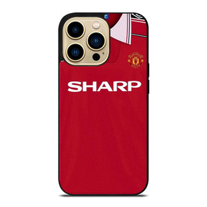 MANCHESTER UNITED FC CLASSIC JERSEY SHARP iPhone 14 Pro Max Case Cover