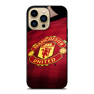 MANCHESTER UNITED LOGO JERSEY iPhone 14 Pro Max Case Cover