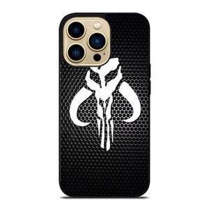 MANDALORIAN METAL CARBON LOGO iPhone 14 Pro Max Case Cover