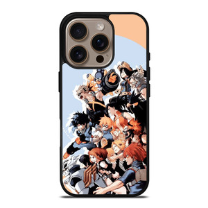 MY HERO ACADEMIA CHARACTER iPhone 16 Pro Case Cover MY HERO ACADEMIA CHARACTER iPhone 16 Pro Case Cover