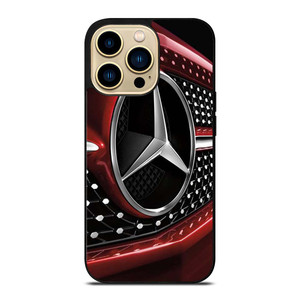 MERCEDES BENZ LOGO RED EMBLEM iPhone 14 Pro Max Case Cover