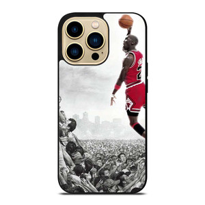 MICHAEL JORDAN AIR DUNK WALL iPhone 14 Pro Max Case Cover