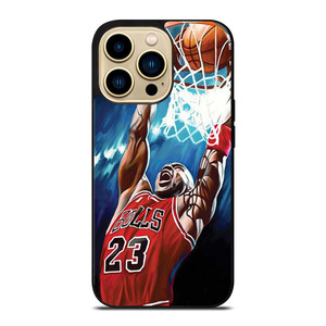 MICHAEL JORDAN CHICAGO BULLS iPhone 14 Pro Max Case Cover