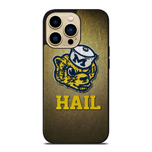 MICHIGAN WOLVERINES MASCOT iPhone 14 Pro Max Case Cover