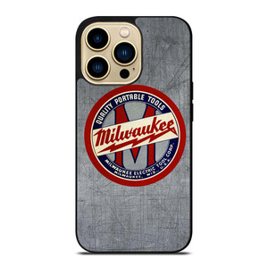 MILWAUKEE PORTABLE TOOL LOGO METAL ICON iPhone 14 Pro Max Case Cover