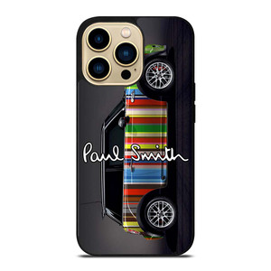 MINI COOPER CAR PAUL SMITH PATTERN iPhone 14 Pro Max Case Cover