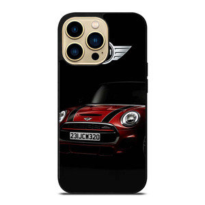 MINI COOPER CAR RED iPhone 14 Pro Max Case Cover